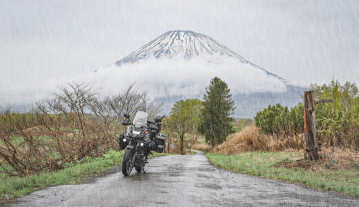 雨の北海道ツーリング【旅行費用も公開】『ニセコパノラマライン〜羊蹄山〜モアイ像〜支笏湖～苫小牧フェリーターミナル』 400X ロングツーリング( Day4＆5 )