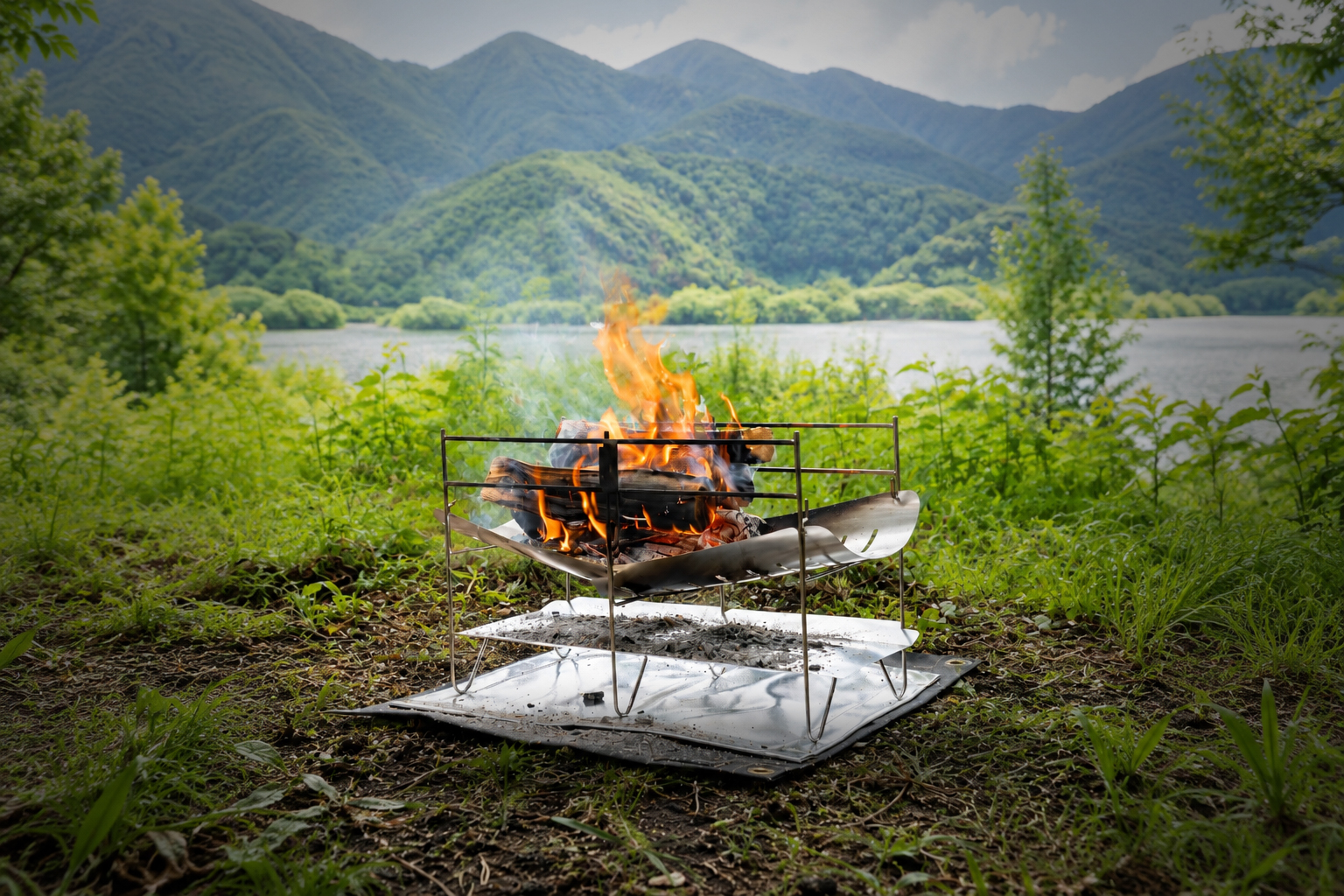 レビュー】ZEN Camps「NT Fire Stand」を使ってみた！ピコグリルとの